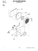 BLOWER MOTOR - CONVECTION (S156W) Diagram and Parts List for S156W  Jenn-Air Wall Oven