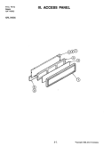 Part Location Diagram of 2404F050-70 Whirlpool LINER-DOOR