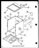 CABINET Diagram and Parts List for CE3402L P1118309W L Amana Dryer