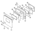 Part Location Diagram of 04100739 Whirlpool WINDOW PACK (OUTER)NA