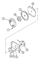 BLOWER MOTOR - CONVECTION Diagram and Parts List for SEG196  Jenn-Air Range
