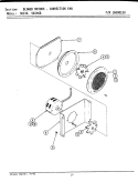 BLOWER MOTOR (CONVECTION) Diagram and Parts List for SU146B  Jenn-Air Range