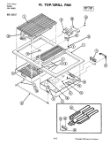 TOP Diagram and Parts List for 20237  Jenn-Air Range