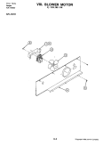 BLOWER MOTOR (COOLING) Diagram and Parts List for 20237  Jenn-Air Range