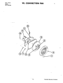 CONVECTION FAN Diagram and Parts List for D140-C  Jenn-Air Range