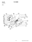 DOOR (W241 - C) Diagram and Parts List for W241-C  Jenn-Air Wall Oven