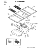 TOP ASSEMBLY (C316W) Diagram and Parts List for C316W  Jenn-Air Cooktop