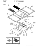 TOP ASSEMBLY (C316W - C) Diagram and Parts List for C316W-C  Jenn-Air Cooktop