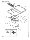 Part Location Diagram of WP7406P229-60 Whirlpool Range Grill Heating Element