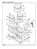 Part Location Diagram of 04000003 Whirlpool NUT, DISC ELEMENT