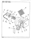 BLOWER PLENUM Diagram and Parts List for GO106  Jenn-Air Cooktop