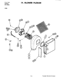 BLOWER PLENUM Diagram and Parts List for C238  Jenn-Air Cooktop