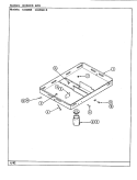 BURNER BOX Diagram and Parts List for GO206B  Jenn-Air Cooktop