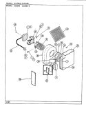 BLOWER PLENUM Diagram and Parts List for GO206B  Jenn-Air Cooktop