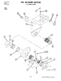 BLOWER MOTOR Diagram and Parts List for S166  Jenn-Air Range