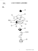 ESCUTCHEON Diagram and Parts List for C106  Jenn-Air Cooktop