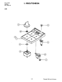 Part Location Diagram of 712242 Whirlpool Control Panel
