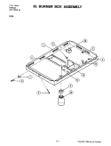 BURNER BOX Diagram and Parts List for C228  Jenn-Air Cooktop