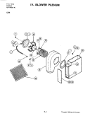 BLOWER PLENUM Diagram and Parts List for C228  Jenn-Air Cooktop
