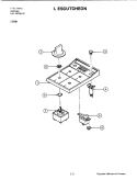 ESCUTCHEON - C228W Diagram and Parts List for C228W  Jenn-Air Cooktop