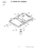 BURNER BOX ASSEMBLY - C228W Diagram and Parts List for C228W  Jenn-Air Cooktop