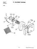 BLOWER PLENUM - C228W Diagram and Parts List for C228W  Jenn-Air Cooktop