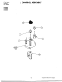 CONTROL ASSEMBLY Diagram and Parts List for CCG406L  Jenn-Air Cooktop