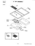 Part Location Diagram of 704117 Whirlpool Top Panel