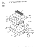 Part Location Diagram of 712471 Whirlpool Top assy, black (kit)