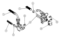 Part Location Diagram of 901299 Whirlpool WATER VALVE-WC MODELS