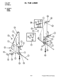TUB SUPPORT Diagram and Parts List for DU588  Jenn-Air Dishwasher