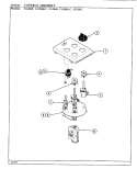 CONTROL ASSEMBLY (CG206L - C) Diagram and Parts List for CG206L-C  Jenn-Air Cooktop