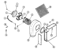 BLOWER PLENUM Diagram and Parts List for 22113  Jenn-Air Cooktop