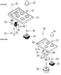 Part Location Diagram of WPY703663 Whirlpool Timer Knob