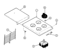 Part Location Diagram of 704429 Whirlpool Nut, kep