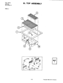 TOP ASSEMBLY (C101 - C) Diagram and Parts List for C101-C  Jenn-Air Cooktop