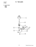 TUB ASSEMBLY Diagram and Parts List for DU476  Jenn-Air Dishwasher
