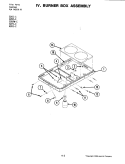BURNER BOX ASSEMBLY (C221 - C) Diagram and Parts List for C221-C  Jenn-Air Cooktop