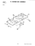 BURNER BOX ASSEMBLY (C301 - C) Diagram and Parts List for C301-C  Jenn-Air Cooktop