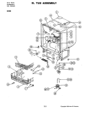 TUB ASSEMBLY (DU466W - 01 / 02) Diagram and Parts List for DU466W  Jenn-Air Dishwasher