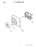 COOLING FAN Diagram and Parts List for CU240  Jenn-Air Cooktop