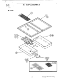 TOP ASSEMBLY (CU240) Diagram and Parts List for CU240  Jenn-Air Cooktop