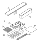 Part Location Diagram of 71001120 Whirlpool CONTROL PANEL ASSEMBLY.