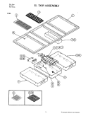 TOP ASSEMBLY (C306) Diagram and Parts List for C306  Jenn-Air Cooktop
