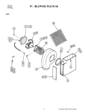 BLOWER PLENUM (C306) Diagram and Parts List for C306  Jenn-Air Cooktop