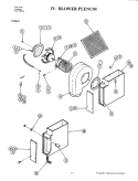 BLOWER PLENUM (C306 - C) Diagram and Parts List for C306-C  Jenn-Air Cooktop