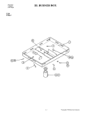 BURNER BOX Diagram and Parts List for C226  Jenn-Air Cooktop