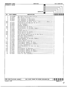 Automatic Dryer-gas Carrying Page 2 Diagram and Parts List for 8539A  Norge Dryer