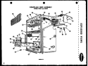 Page 2 Diagram and Parts List for FPR125L  Amana Refrigerator