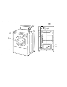 Labels-rear Control Washers Diagram and Parts List for SWF261WH  Speed Queen Washer